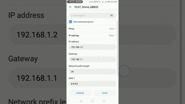 How to fix wifi unstable connection using static method.