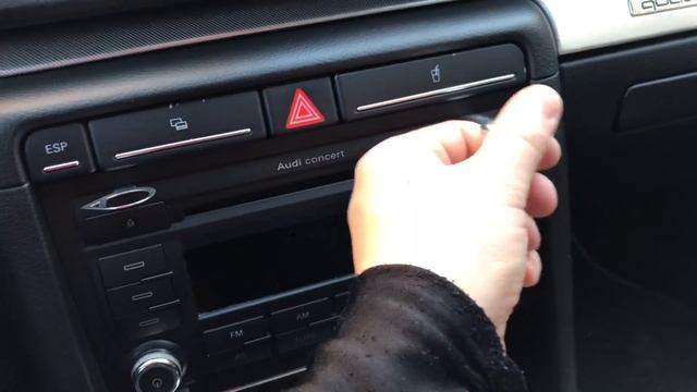 Как извлечь магнитолу в автомобилях Audi смотреть онлайн