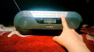 SONY CD RADIO CASSETTE PLAYER CFD-S05