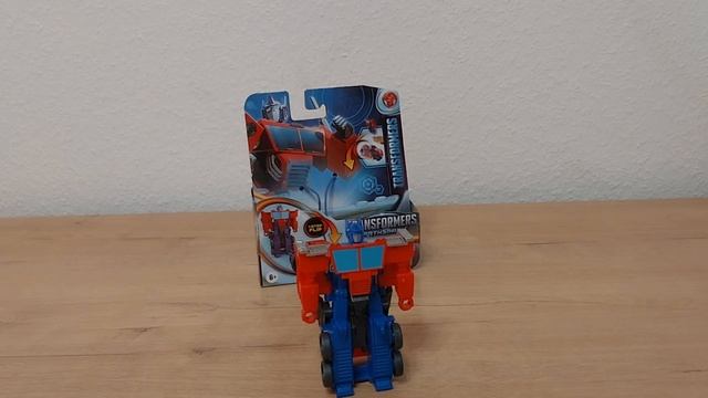 Toys Transformers EarthSpark One-Step Flip Changer Optimus Prime Action Figure