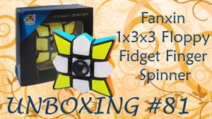 Спиннер Рубика. Unboxing №81 Fanxin 1x3x3 Floppy Fidget Finqer Spinner. Обзор