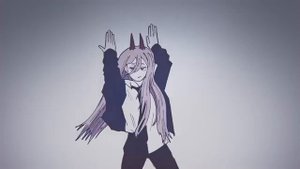 Пауэр милые позы   Человек бензопила   Power cute poses   Chainsaw Man