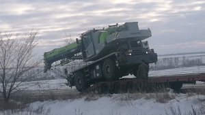 зумлион ZRT 400 заезд на тралл