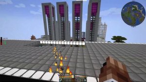 ATM7 Minecraft - 32 high speed turbines up and running