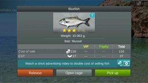 My Fishing World : Луфарь (Ежедневное Задание, Пещера Пашабей) #myfishingworld