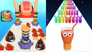 Мобильные игры Juice Run и Pancake run прохождение, геймплей и новые уровни для Android и iOS
