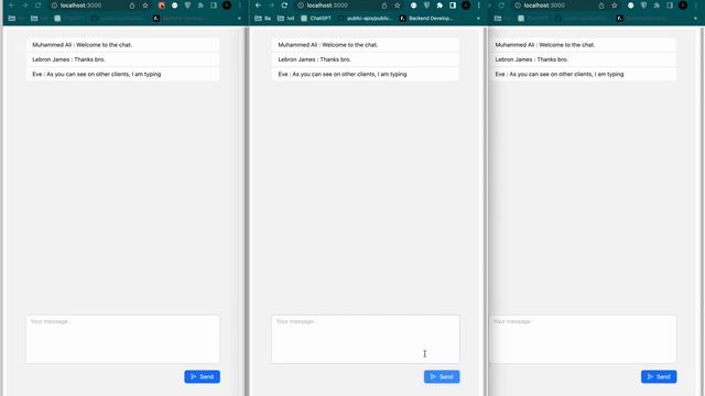 Realtime Chat App Demo using Websockets and Nest.js смотреть онлайн