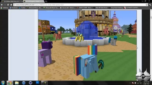 Minecraft 1.1 - How To Install The Mine Little Pony Mod смотреть онлайн