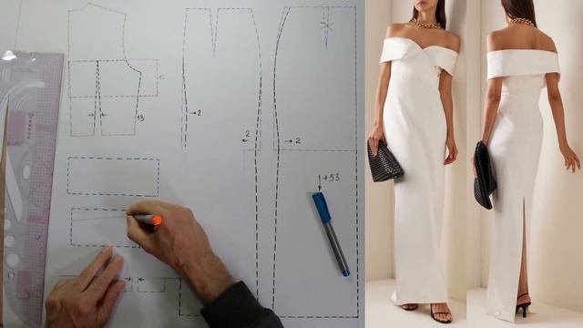 моделируем платье Modelado De Vestido #курсыкройкиишитья  #валерийпрокудиншитьё #diseño