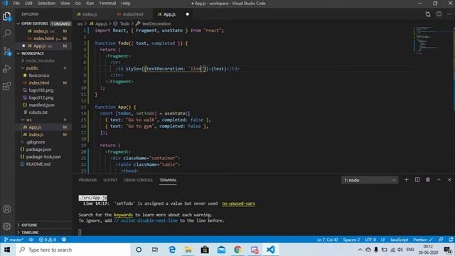 Create a To-do List with React - A popular JavaScript Framework [TUTORIAL] смотреть онлайн