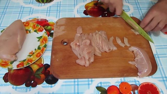 БЕФСТРОГАНОВ из КУРИЦЫ (особенно вкусный с КАРТОФЕЛЬНЫМ ПЮРЕ!)