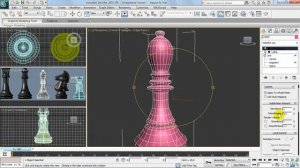 3ds max  Делаем шахматы 4