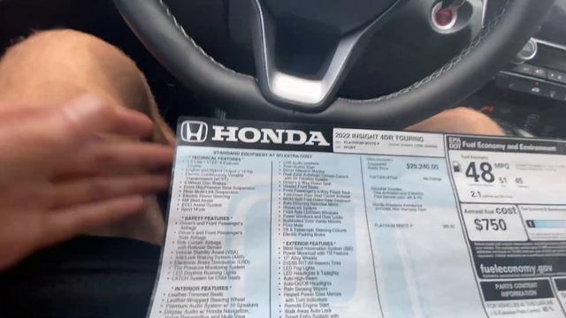 2022 Honda Insight Touring: TEST DRIVE+FULL REVIEW смотреть онлайн