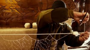 Как посадить сеть, дель к тетивам самому