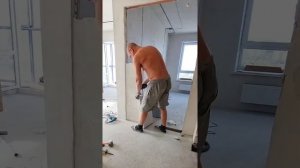 Перенос дверных проёмов. Пазогребневая плита.