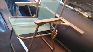 Удобное кресло в лодку ПВХ своими руками