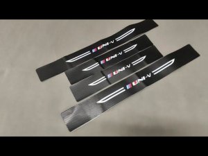 Наклейка под карбон на внешний порог для Changan Uni-V