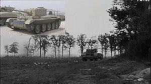 Танк "Черчилль" с "дыроколом"