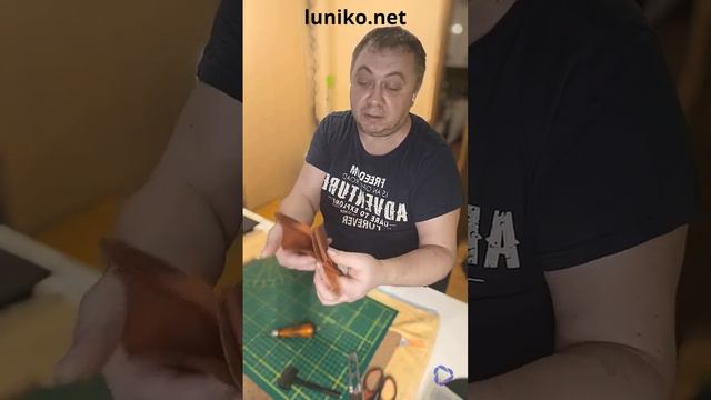 Prezent dla gołębiarza, dla hodowcy gołębi Portfel męski skórzany z grawerem handmade