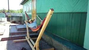 Подставка под гамак своими руками (Колихалка).