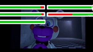 Posh Pizzeria vs Demented with Healthbars