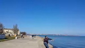 Работа бланка удилища Eastshark Pro Surf при забросе, ч.1