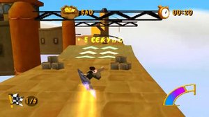 Disney's Treasure Planet (Планета Сокровищ) - N4. Босс Скруп и гонка в космопорту.