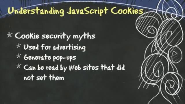 Course Promo: Cookies, Javascript Security, Frames, AJAX, JavaScript Libraries and Custom Objects