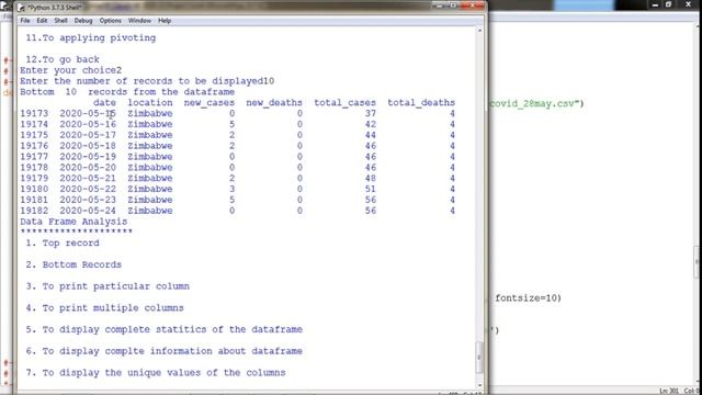 PROJECT DEVELOPMENT IN PYTHON| INFORMATICS PRACTICES| USING DATAFRAME, CSV FILE AND MYSQL| CLASS 12