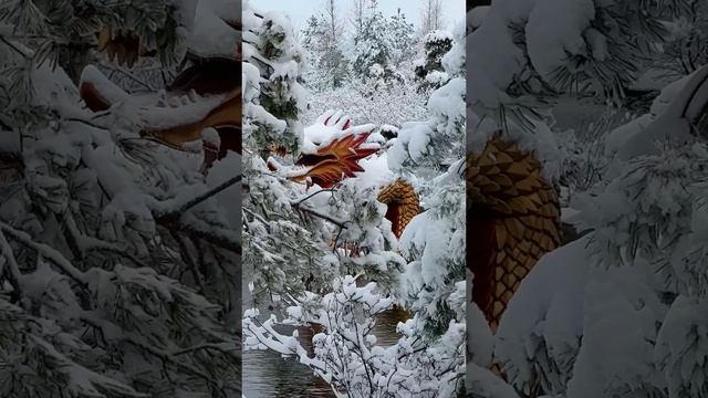 Волшебный Японский сад в Парке Галицкого ❄️⛩️