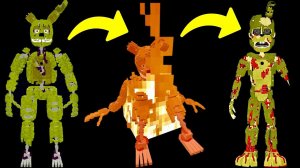 ИЗ СПРИНГТРАПА В СКРАПТРАПА В МАЙНКРАФТ ФНАФ Minecraft fnaf