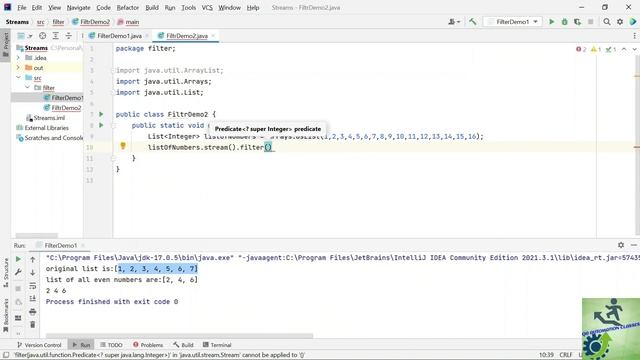 Stream Filter | Collect(() in stream смотреть онлайн