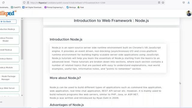 Module 1 Introduction to Node.js | Introduction to Web Framework : Node.js | Full Stack