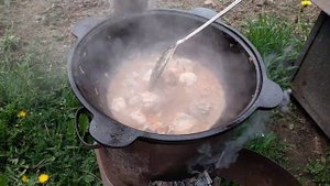 Вкусная гречка с курицей в казане ??