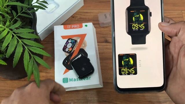 How to Connect & Set Custom Wallpaper in i7 Pro Series 7 Smart Watch | MasWear смотреть онлайн