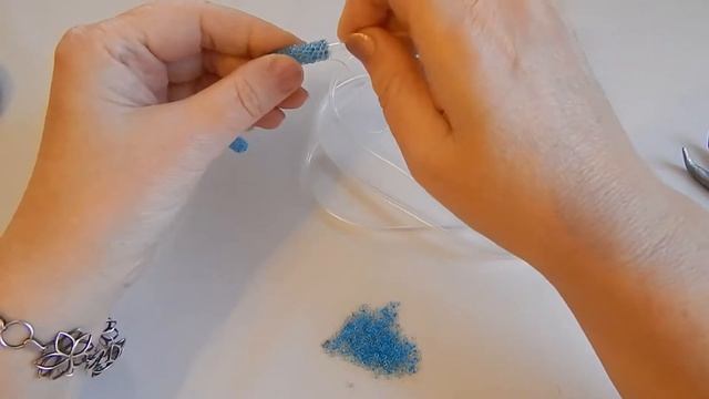 МК Браслет Жгут из бисера иглой. Самый простой способ. Tutorial beadwork rope.