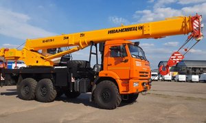 Небольшое обзорное видео автокрана ИВАНОВЕЦ КС-45717К-3М-24.