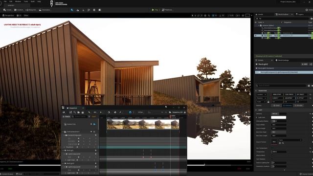 Как анимировать объекты в Unreal Engine 5 | Экстерьер в Unreal 5