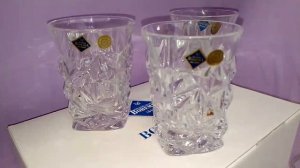 Стаканы для воды 190 мл 6 шт "Glacier /Без декора" хрусталь Йиглава / 120183