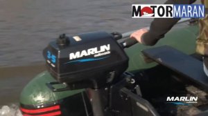 Лодочный мотор Marlin 3.5 AMHS. Характеристики. Обзор на воде.