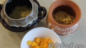 Пшённая каша с тыквой в горшочках в духовке