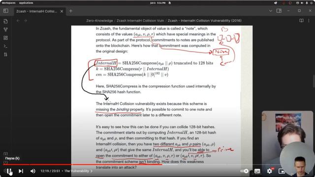 Уязвимость ZK — конфликт хэшей Zcash смотреть онлайн