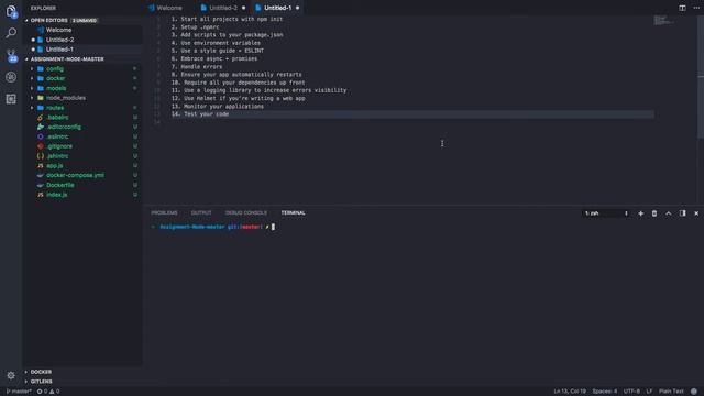 node js best practises #01  #webinar series