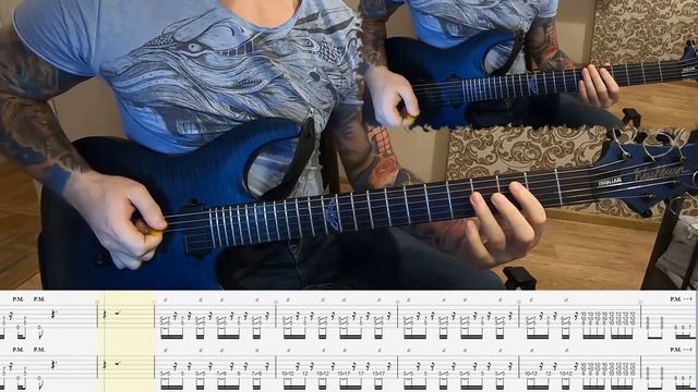 SAMURAI - Archangel by Refused. Guitar cover with tab (Cyberpunk 2077 music)