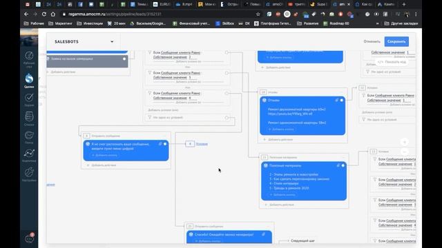 Подключение Whatsapp в AmoCRM, настройка чат-бота и сегментация трафика