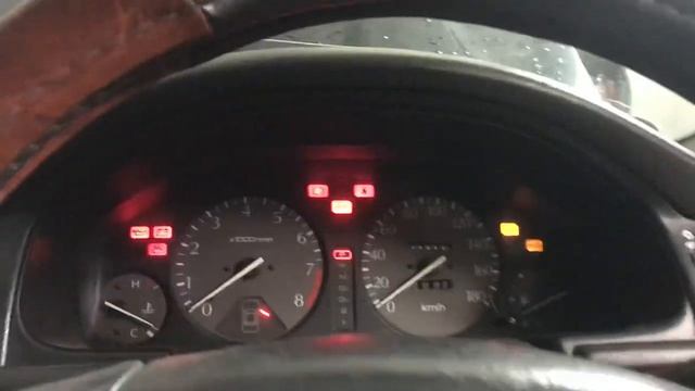 Самодиагностика Двигателя и системы ABS на Honda Inspire 96г