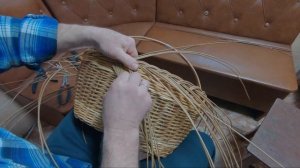 ОЧЕНЬ ПРОСТАЯ ШИРОКАЯ КОСА ДЛЯ ЛЮБОЙ КОРЗИНЫ #лозоплетение