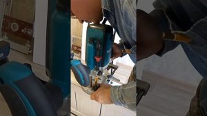 Врезка ответки под магнитный замок.