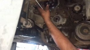 Hyundai verna water pump replace, idler bearing replace,v-belt replace#youtube #mechanical #marathi