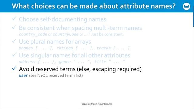 CB105 Lesson 5 - Structural options in JSON documents смотреть онлайн